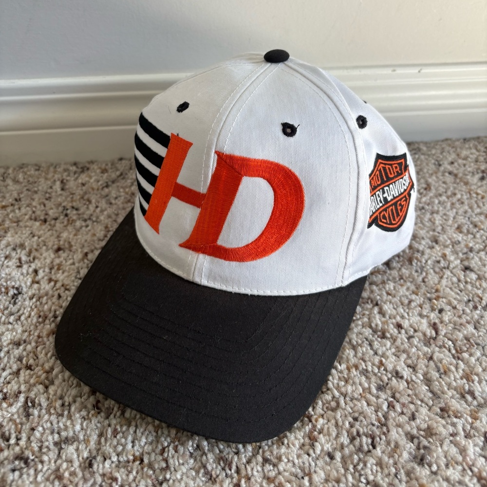 Vintage 90s Harley Davidson Snapback Hat